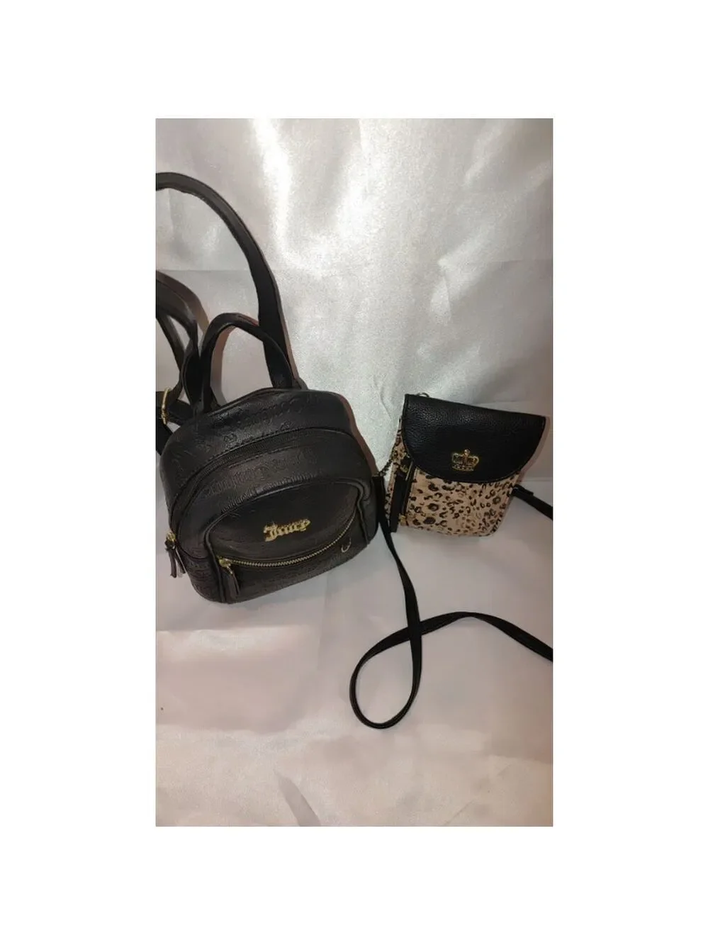 Juicy Couture Signature Backpack & Crossbody Bundle x2